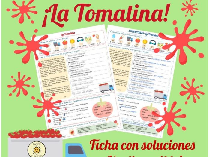 La tomatina crossword answer key