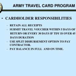 Travel card 101 answers army